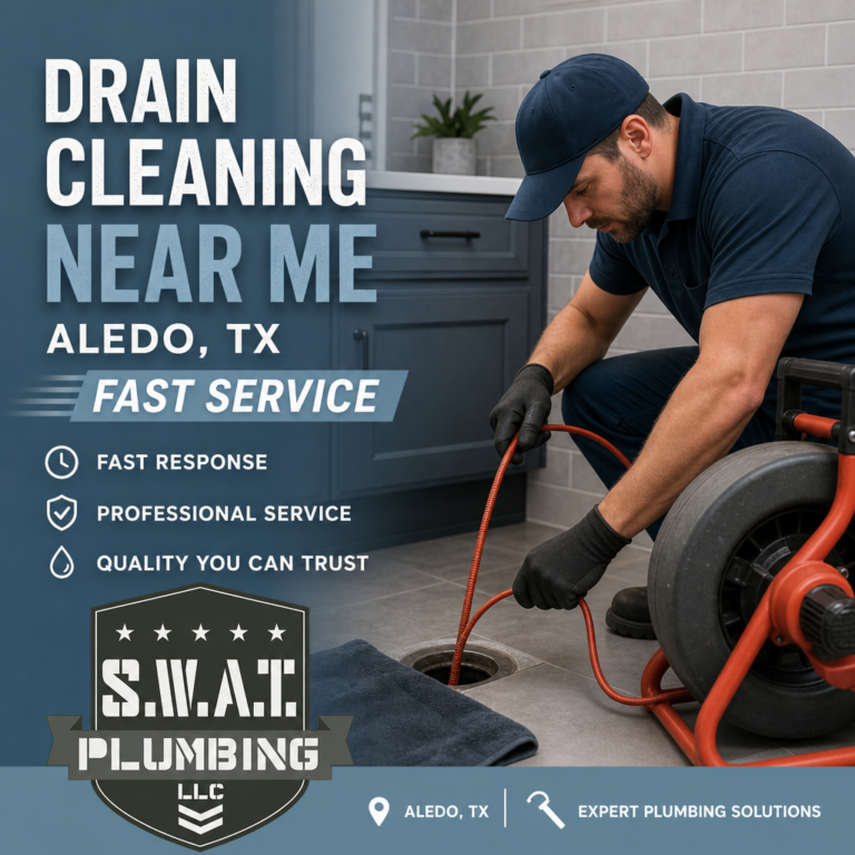 Drain Cleaning Near Me Aledo TX Fast Service
