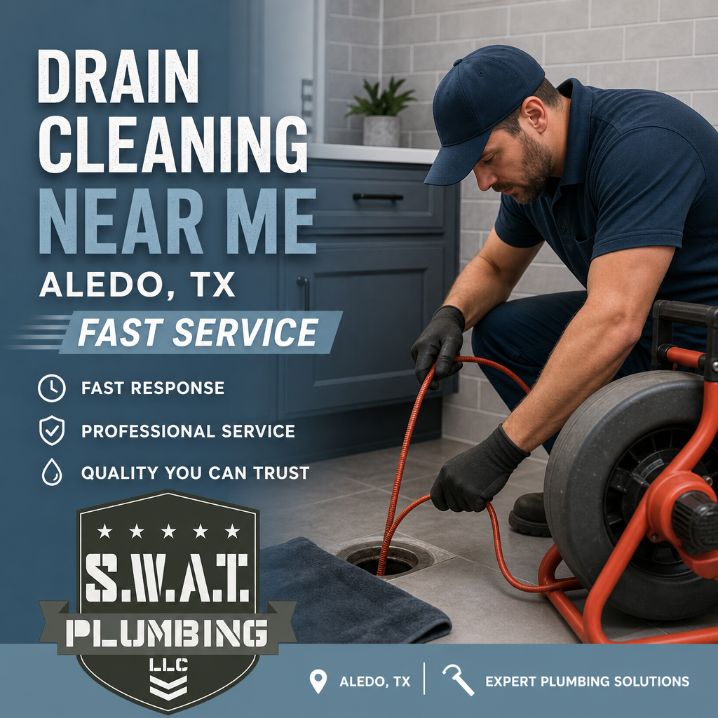 Drain Cleaning Near Me Aledo TX Fast Service