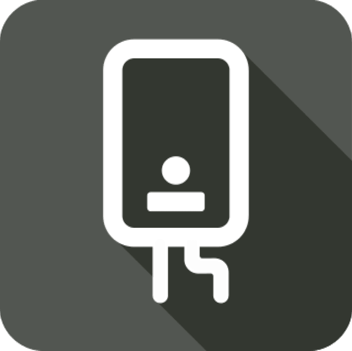 Plumbing water heater icon